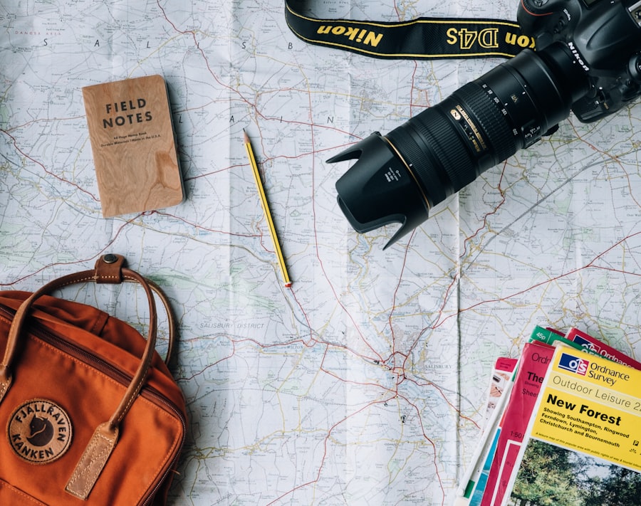 Travellers exploring the world